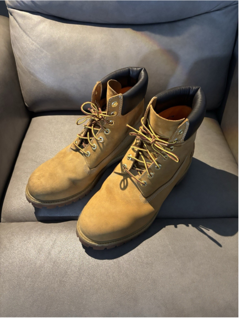 GUC MEN’S Timberland Men's 6'' Premium 400g Waterproof Boots Size 12 M 10061 - Picture 2 of 11